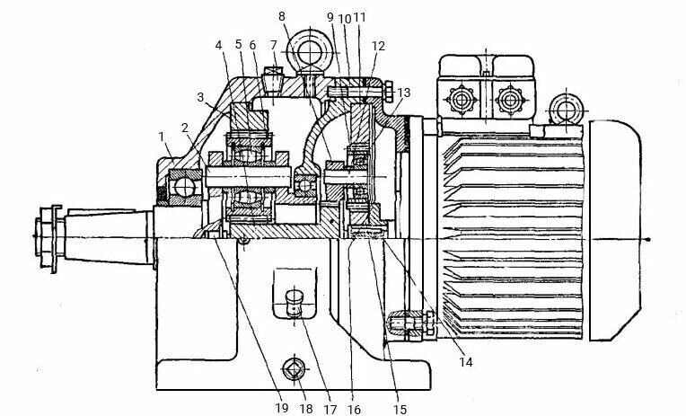 Мотор редуктор схема